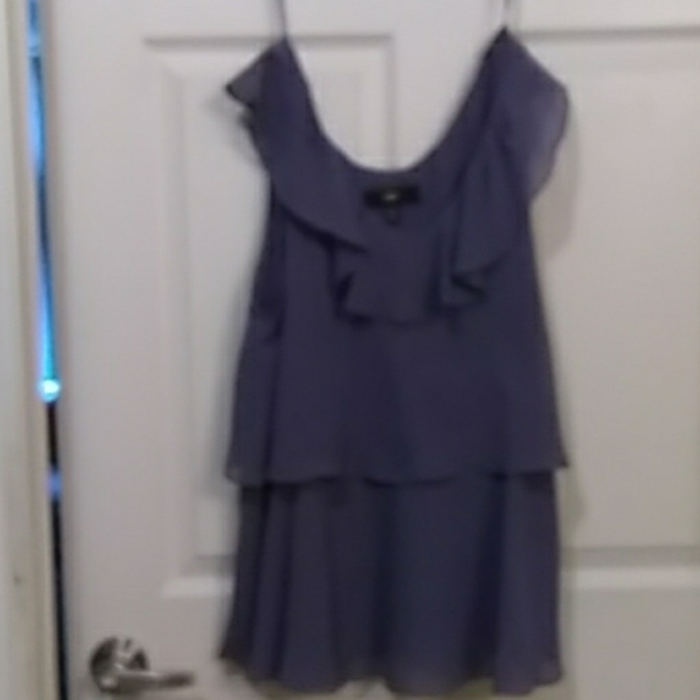 Mossimo Purple Ruffle Tank  L-XL